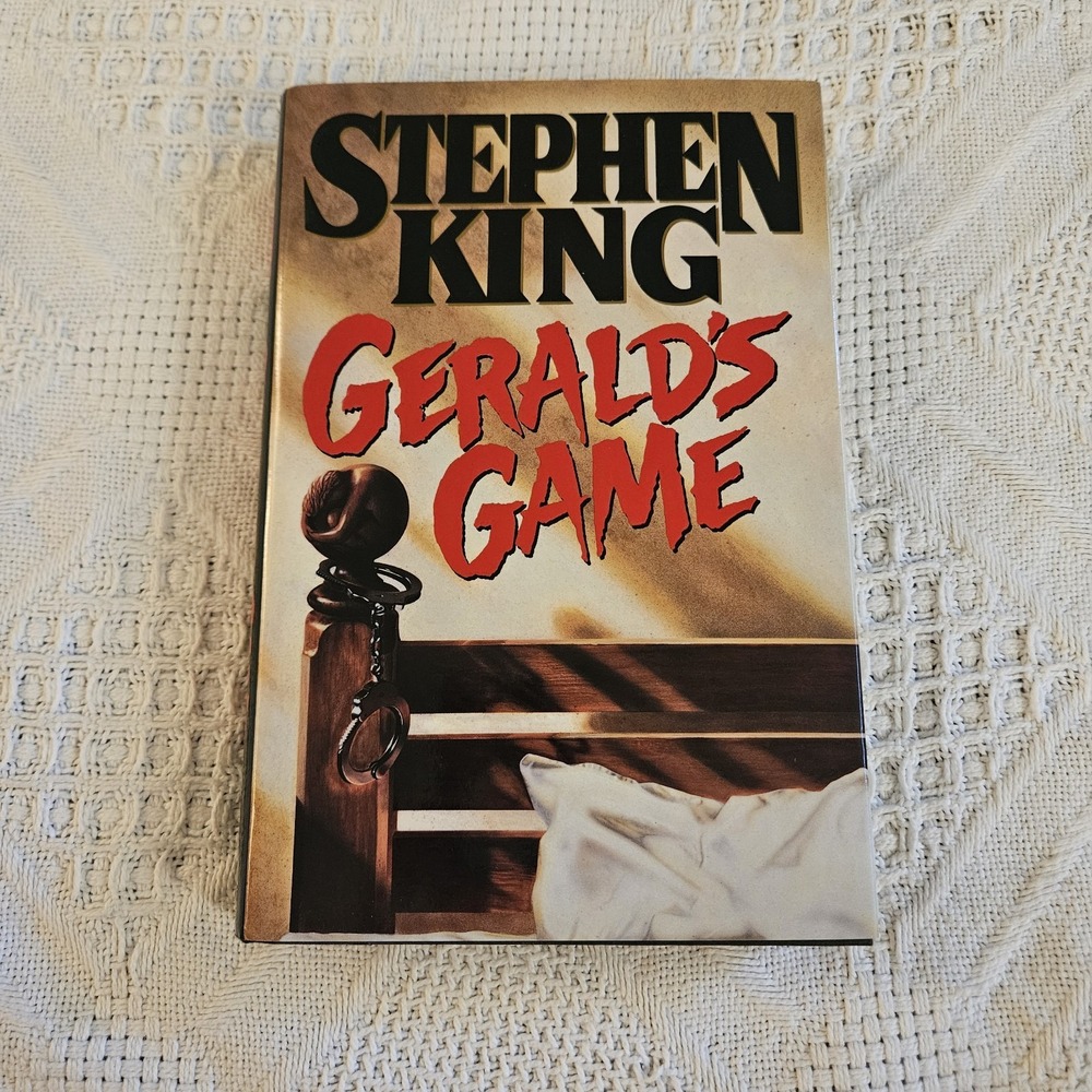 Stephen King Gerald's Game Hardcover Book 1992 First Edition 1st Print